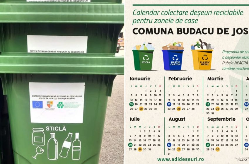  Ziua colectării sticlei pentru un mediu mai curat în comuna Budacu de Jos