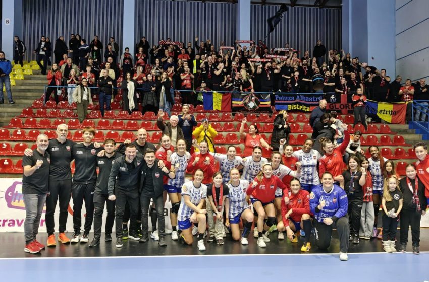  Handbal: Încă o victorie, încă un pas spre titlul național în Liga Florilor. Minaur Baia Mare-Gloria Bistrița 26-36