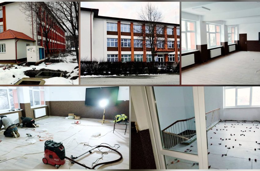  Dorin Vlașin: Investiții majore în educație. Liceul Economic din Năsăud, în plin proces de modernizare. FOTO