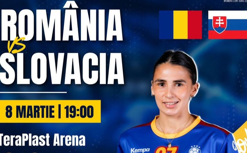  Handbal: Tricolorele joacă de Ziua Femeii la Bistrița! România-Slovacia, duel important în EHF Euro Cup