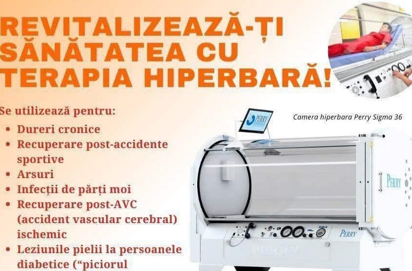  Revitalizează-ti sănătatea cu Terapia Hiperbară la Clinica Sanovil Bistrița