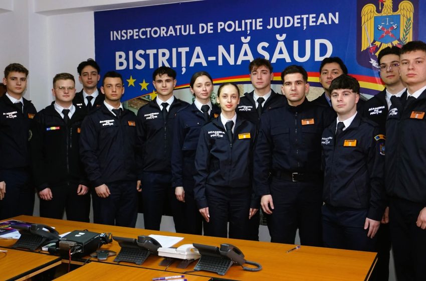  13 studenți ai Academiei de Poliție se află, în această perioadă, în practică la Inspectoratul de Poliție Județean