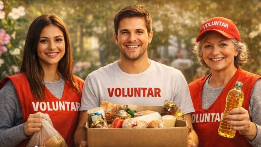  Colecta de Paște 2026 caută voluntari: 243 de tone de alimente pentru mii de familii din patru județe