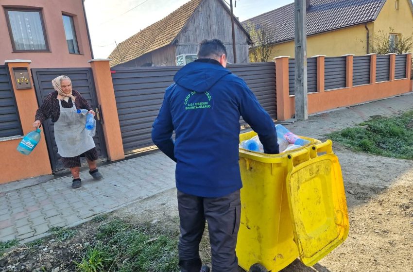  Miercuri, 25 februarie, se colectează Pubela Galbenă în toate localitățile componente ale Municipiului Bistrița. FOTO