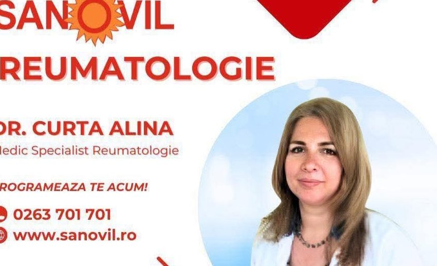  Dr. Curta Alina – Medic specialist reumatologie la Policlinica Noua Sanovil