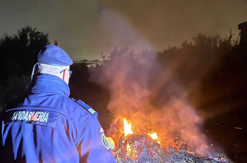  Alertă în Bistrița: incendiu de deșeuri lângă magistrala de gaz, amendă de 30.000 lei