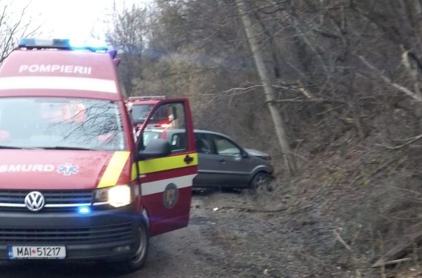  Accident rutier la Braniștea. O persoană  va fi transportată la spital