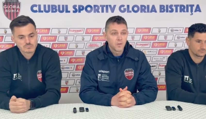  Gloria Bistrița vs UTA Arad, joi (12 februarie) ora 20:30. Un duel care contează pentru Grupa B. Nicolae Grigore: „Suntem în fața unui meci important. Am mare încredere în băieți, am mare încredere în echipă. Trebuie să învingem”