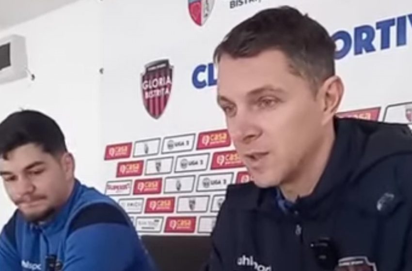  Fotbal, Liga a 2-a: Nicolae Grigore și Sergiu Pârvulescu, declarații înaintea partidei dintre Gloria  și Ceahlăul Piatra Neamț. VIDEO