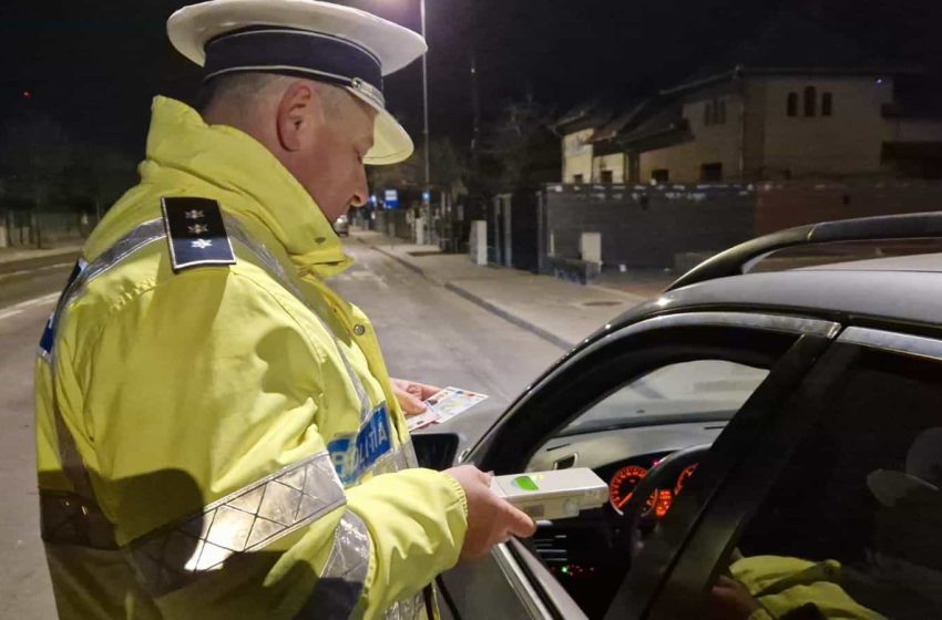  Alcool la volan pe DJ 172A: șofer din Beudiu, prins cu 1,20 mg/l în aerul expirat