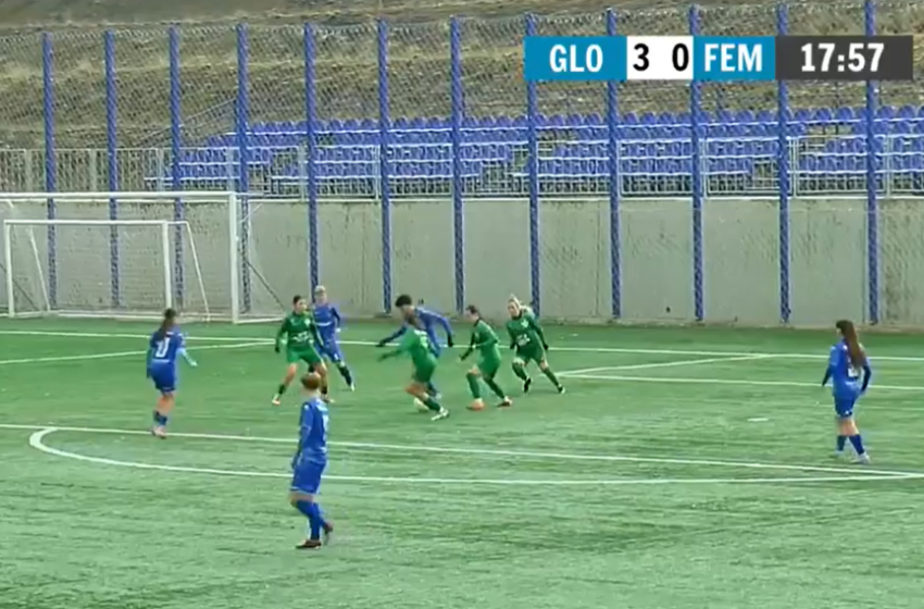  Fotbal feminin (Superliga): Gloria Bistrița, debut cu victorie în play-out, 3-0 cu Vasas Femina. Partida a durat 20 de minute