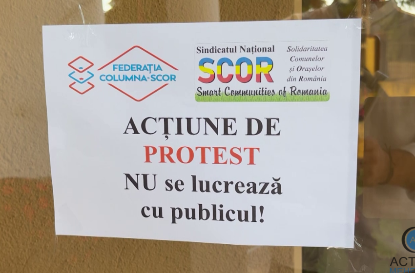  1500 de primării intră astăzi într-o grevă de avertisment de 2 ore. Printre acestea se vor numără și mai multe UAT-uri din Bistrița-Năsăud
