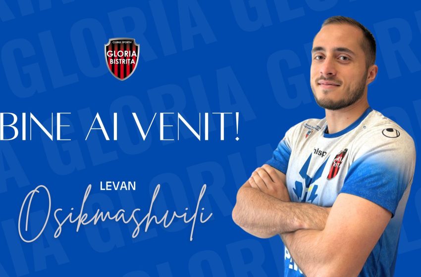  Fotbal: Gloria Bistrița și-a adus un mijlocaș georgian – Levan Osikmashvili!