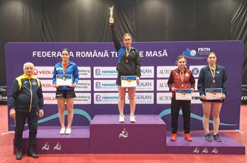  TENIS DE MASĂ: Cristina Sângeorzan de la CSM Bistrița, argint la Cupa României