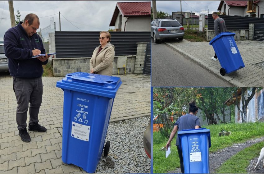  Miercuri, 4 martie 2026, se colectează Pubela Albastră în municipiul Bistrița și localitățile componente