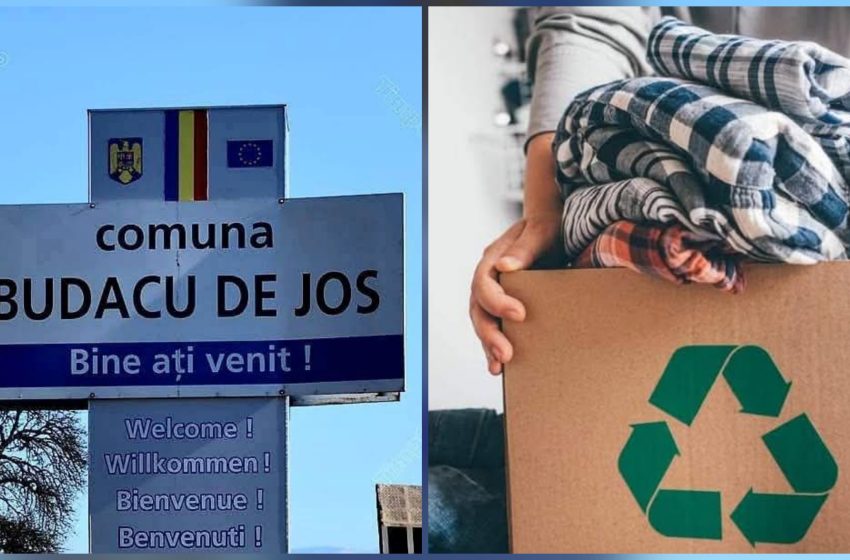  Curățenie în Budacu de Jos: campanie specială pentru colectarea gratuită a deșeurilor textile