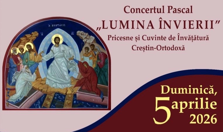  „Lumina Învierii” răsună la Bistrița: concert pascal de pricesne și învățătură creștină