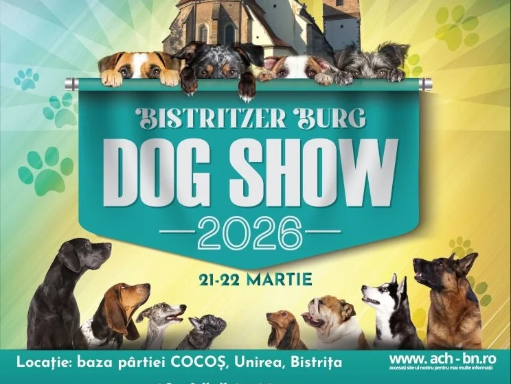  BISTRITZER BURG DOG SHOW 2026 – spectacol canin de amploare, într-o locație nouă