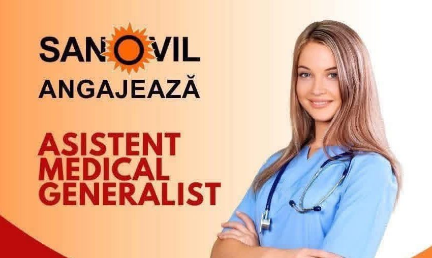  SANOVIL angajează Asistent Medical Generalist