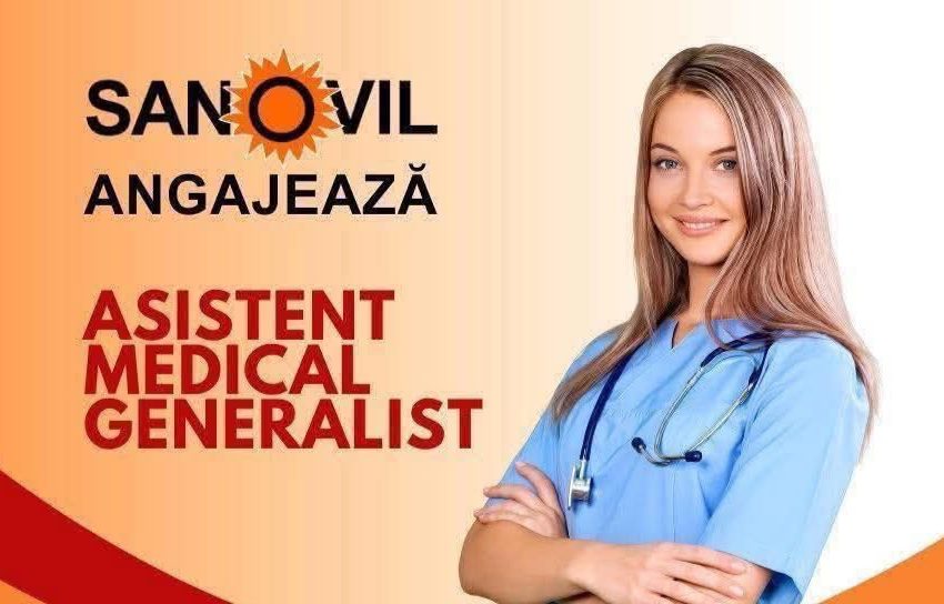  SANOVIL Bistrița angajează Asistent Medical Generalist
