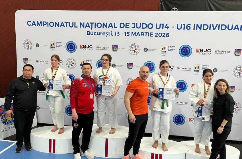  AUR pentru Gloria Bistrița! Raisa Nemeș este campioană națională la judo! FOTO