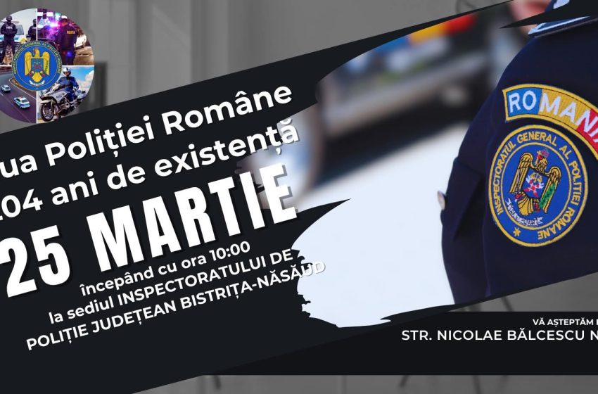  Ziua Poliției Române, sărbătorită la IPJ Bistrița-Năsăud
