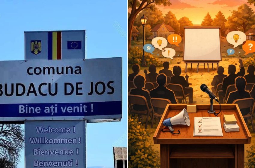  Adunări cetățenești la Buduș și Budacu de Jos. Primarul Florin-Sandu Simionca invită localnicii la dialog despre viitorul comunei
