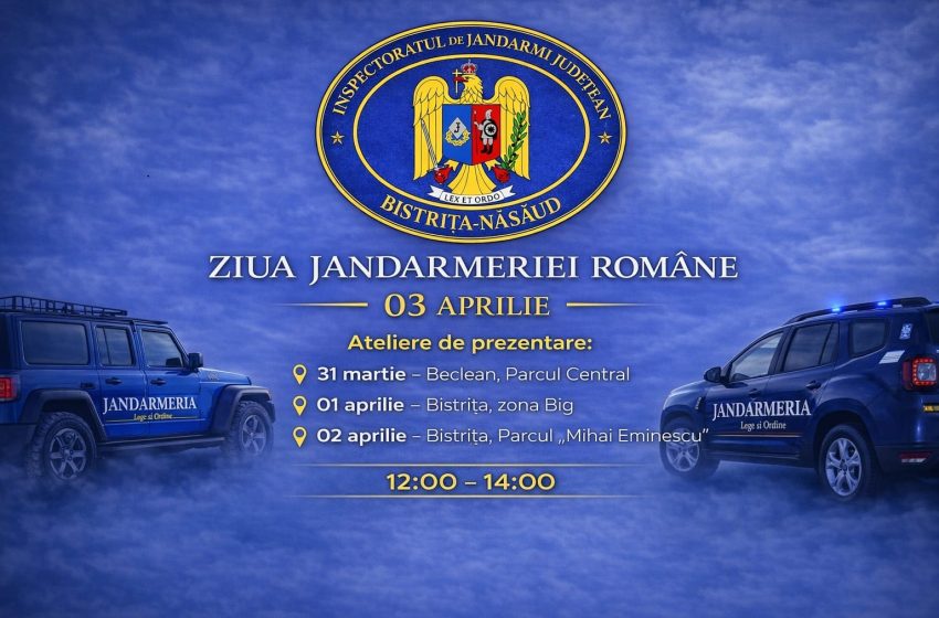  Ziua Jandarmeriei Române – activități dedicate publicului, la aniversarea a 176 de ani de la înființare
