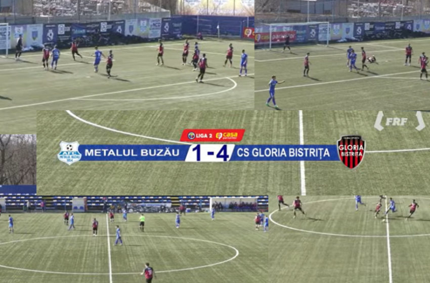  LIGA A II-A, etapa a 20-a: Victorie uriașă a Gloriei la Buzău, scor 1-4. Bistrița urcă pe 15 cu 23 de puncte. Urmează meciul cu FC Voluntari