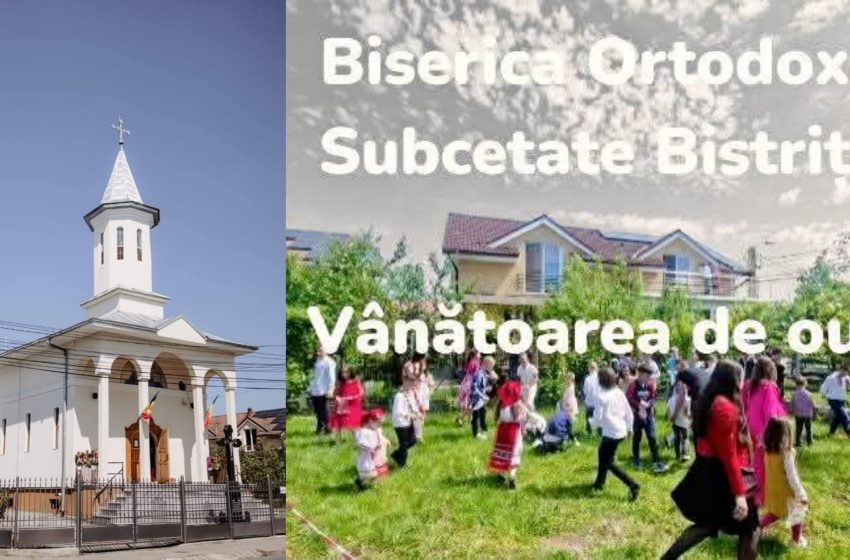  Bucurie de Paște pentru cei mici la  vânătoare de ouă de la Biserica Ordodoxă din cartierul Subcetate