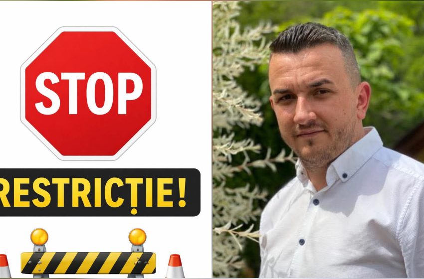  Anunț. Restricții de circulație în localitatea Ciceu Poieni din comuna Căianu Mic
