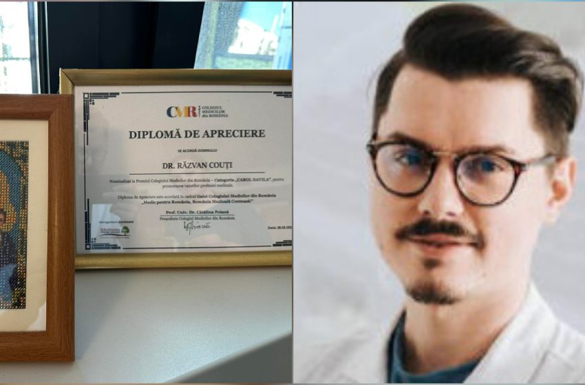  Medicul urolog Răzvan Couți de la SCJU Bistrița, apreciat la nivel național pentru activitatea medicală