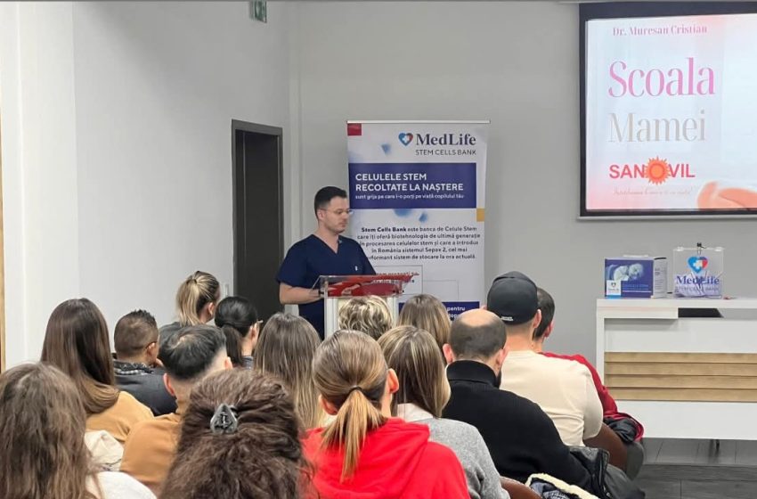  Școala Mamei – Curs gratuit pentru viitorii părinți organizat de Policlinica Nouă Sanovil