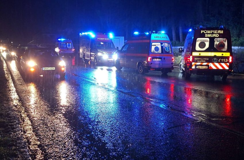  Află starea celor cinci femei aduse aseară la SCJU Bistrița, în urma accidentului de la Liviu Rebreanu