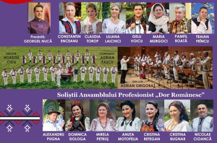  Spectacol aniversar de excepție: „Dor Românesc” sărbătorește 30 de ani alături de Orchestra de Muzică Populară Radio