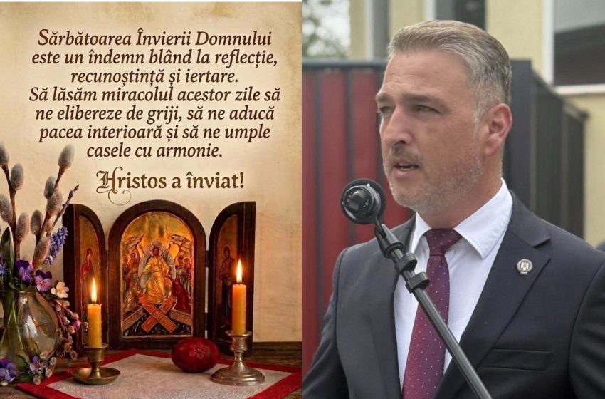  Teofil Cioarbă: Iisus Hristos învie pentru noi, să fim mai buni!