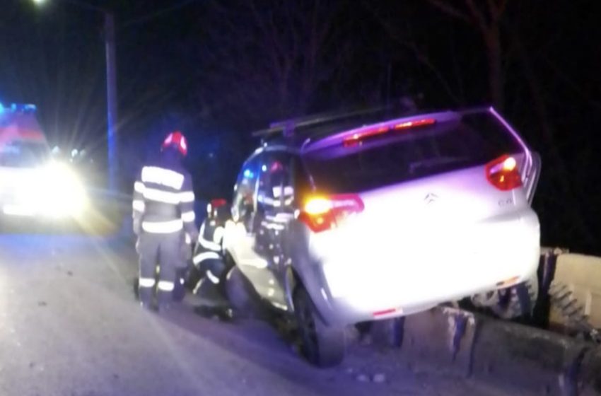 Accident rutier la Cristeștii Ciceului. Trei bărbați au fost transportați la spital