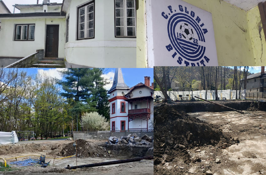  Fostul sediu al defunctei Gloria Bistrița 1922 din Parcul Municipal a fost dărâmat. În locul clădirii dispărute va apărarea o casă de locuit, proprietatea lui Adrian Marian Plăian. Construcția va fi ridicată de Amicii Building SRL