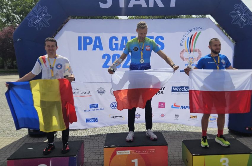  Pompier bistrițean, pe podium la competiția internațională IPA GAMES 2026 din Polonia. FOTO