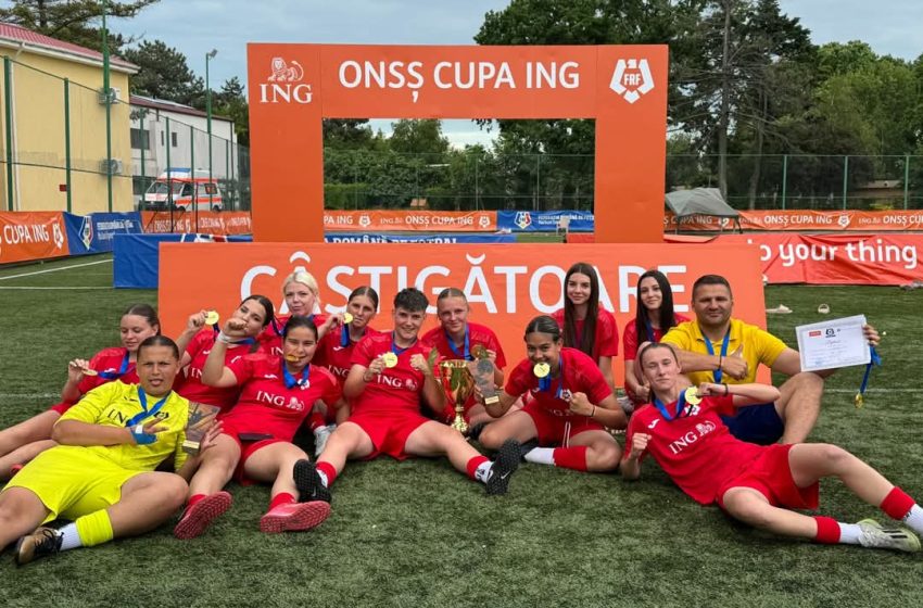 Campioanele României vin de la Bistrița! LPS Bistrița a câștigat ONSS – Cupa ING la fotbal feminin U18