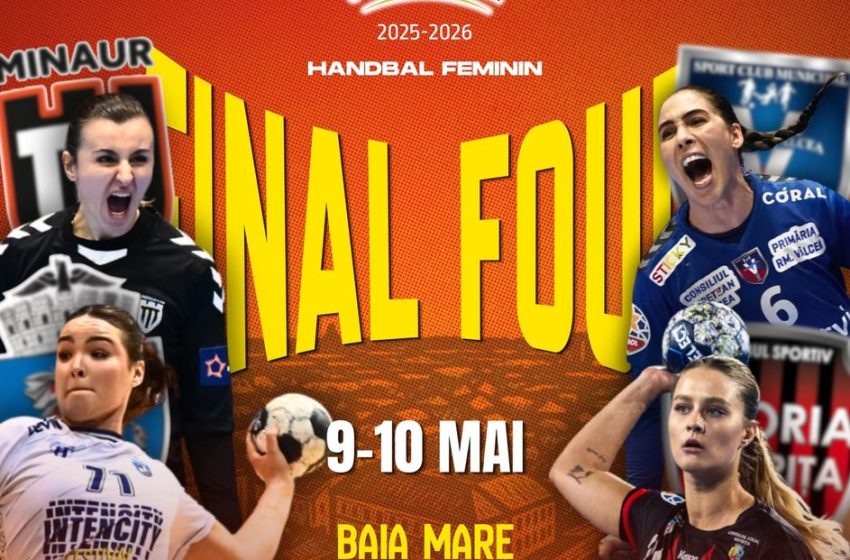  Gloria Bistrița, la un pas de istorie: luptă pentru primul trofeu în Final Four-ul Cupei României la handbal feminin