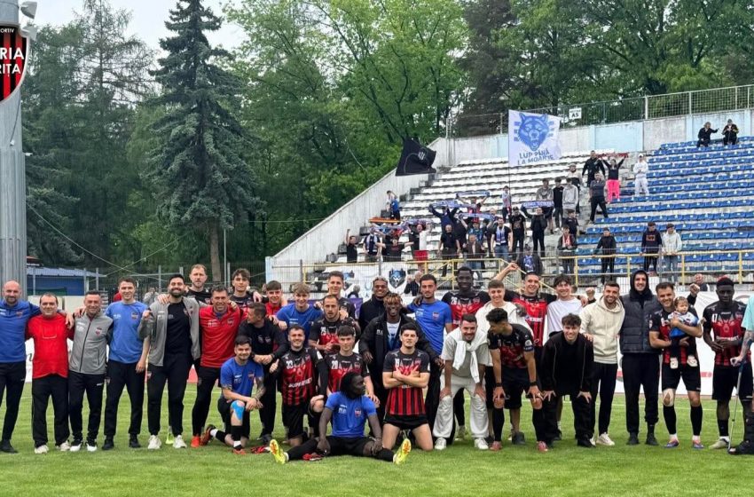  Fotbal: Gloria Bistrița încheie sezonul cu o victorie clară pe teren propriu, scor 3-0 cu AFC Câmpulung Muscel