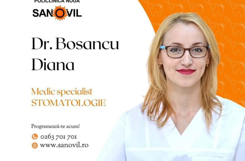  Dr. Diana Bosancu – Medic Specialist Stomatologie la Policlinica Nouă Sanovil