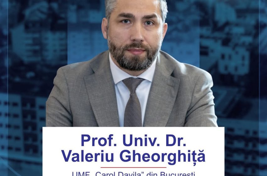  Prof. Dr. Valeriu Gheorghiță, invitat special la Zilele SCJU Bistrița. Tema rezistenței la antibiotice, în centrul dezbaterilor medicale