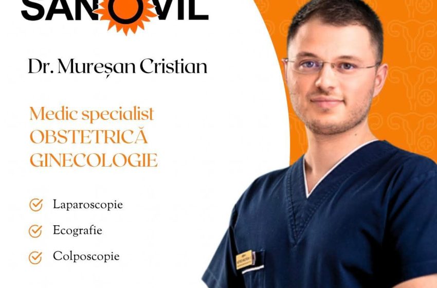  Dr.Mureșan Cristian, medic specialist obstetrică-ginecologie la Clinica Sanovil și Policlinica Nouă Sanovil