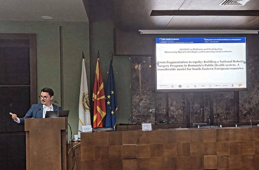 Medicul urolog Răzvan Couți promovează chirurgia robotică românească la nivel internațional. FOTO