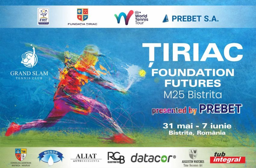  Bistrița găzduiește turneul internațional de tenis Țiriac Foundation Futures M25