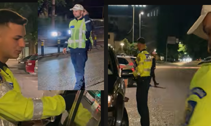  Acțiuni de noapte ale polițiștilor rutieri bistrițeni. FOTO