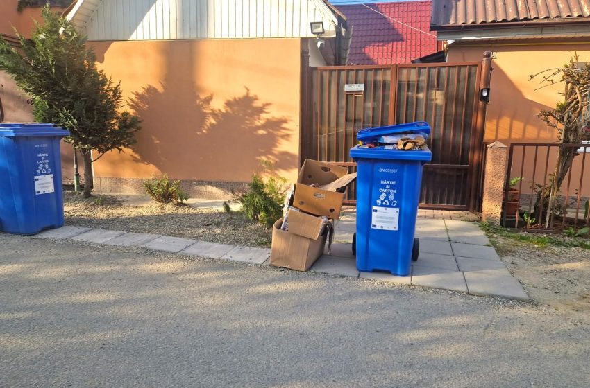  Miercuri, 3 iunie, se colectează Pubela Albastră în municipiul Bistrița și localitățile componente