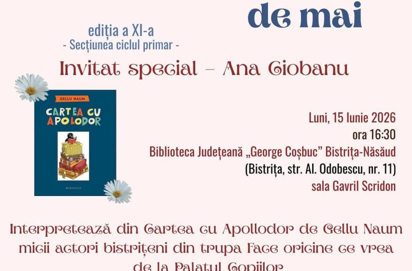  Micii scriitori și artiști, premiați la Biblioteca Județeană. Invitat special la festivitatea „Scrisori de mai”